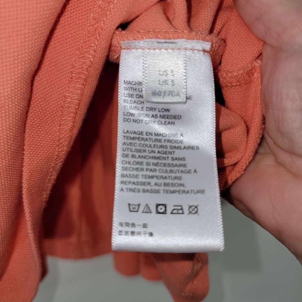 Urban Outfitters Pleated Katie Tennis Preppy Skirt Small Peach - Picture 11 of 13
